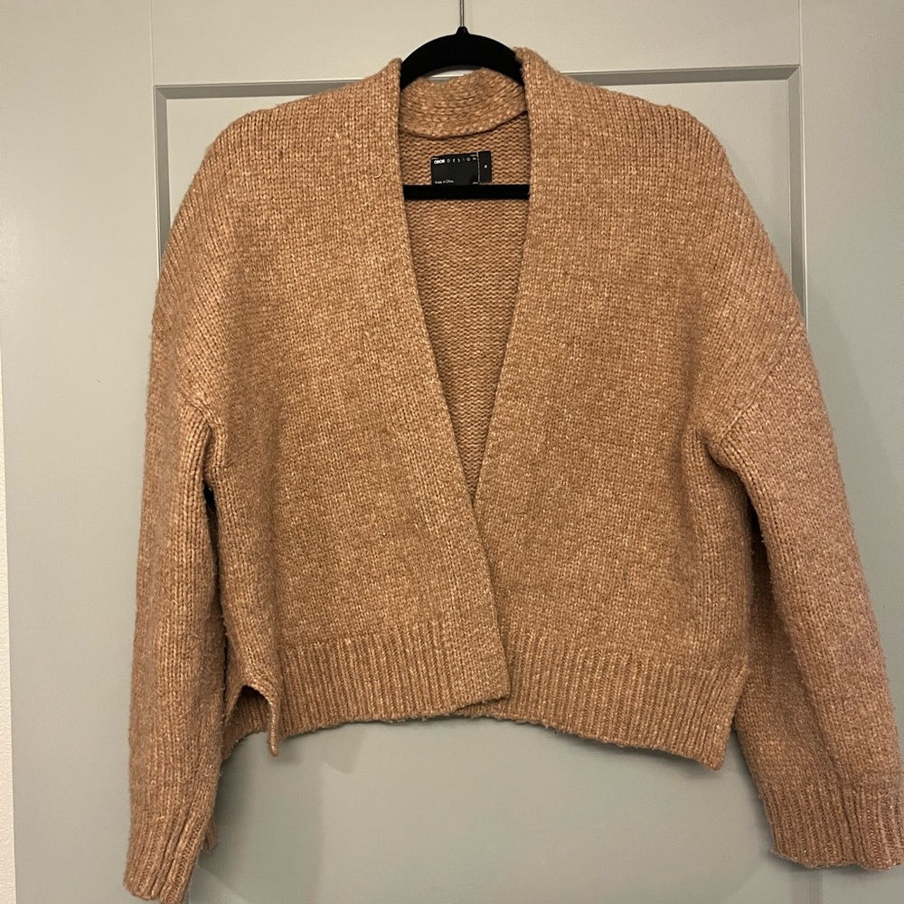 ASOS Tan Women's Cardigan Sweater